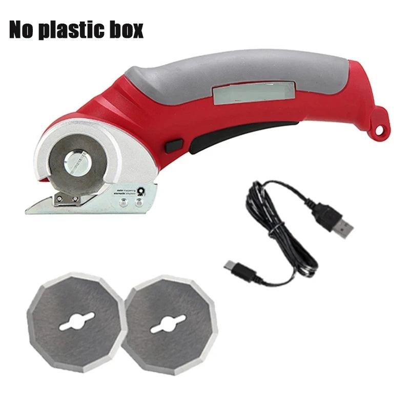 4.2V Electric Scissors for Fabric Cutting Cloth Cutter Machine Lithium Fabric Leather Carpet Sewing Scissors Home Hand Tools