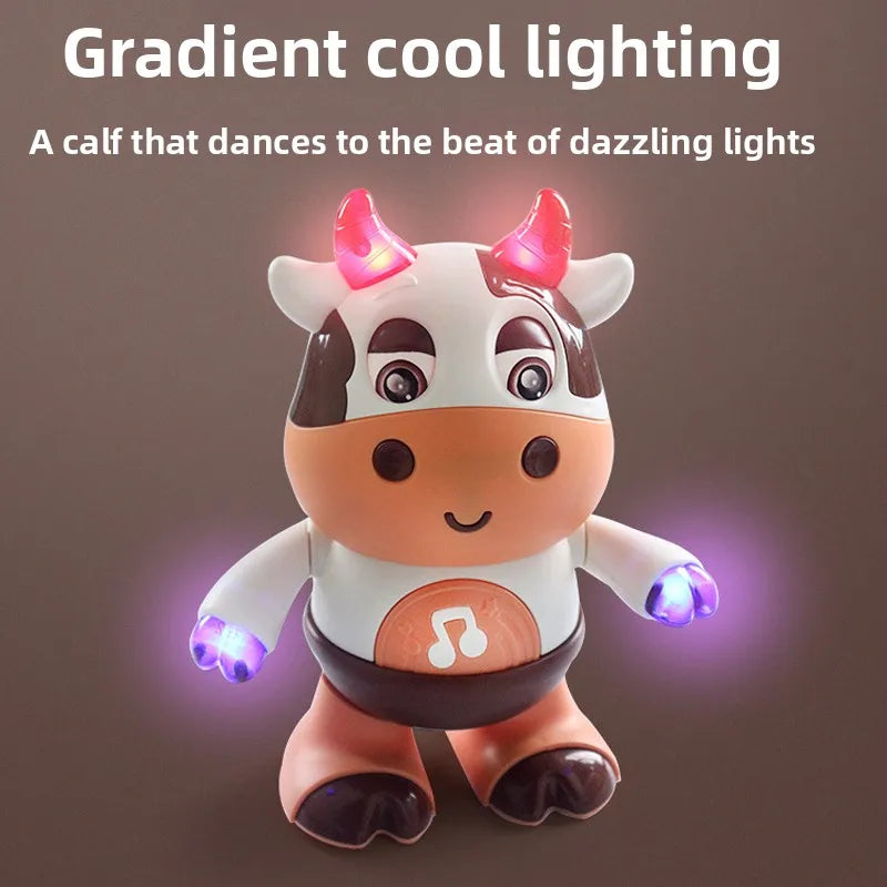 Baby Dancing Cow Toy Electric Music Cow with Funny Songs and Moves, Baby Interactive Baby Toys, Cute Toddler Christmas Gifts