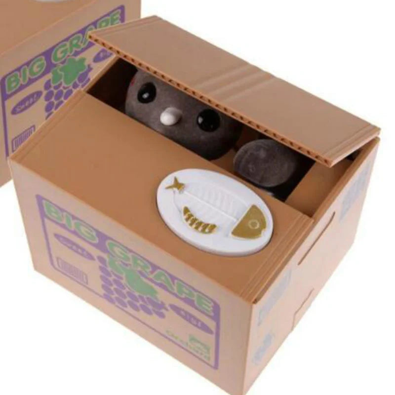 Creative Piggys Bank Steal Money Cat Piggy Banks Panda Coin Box Kids Money Automatic Money Box MJ070301