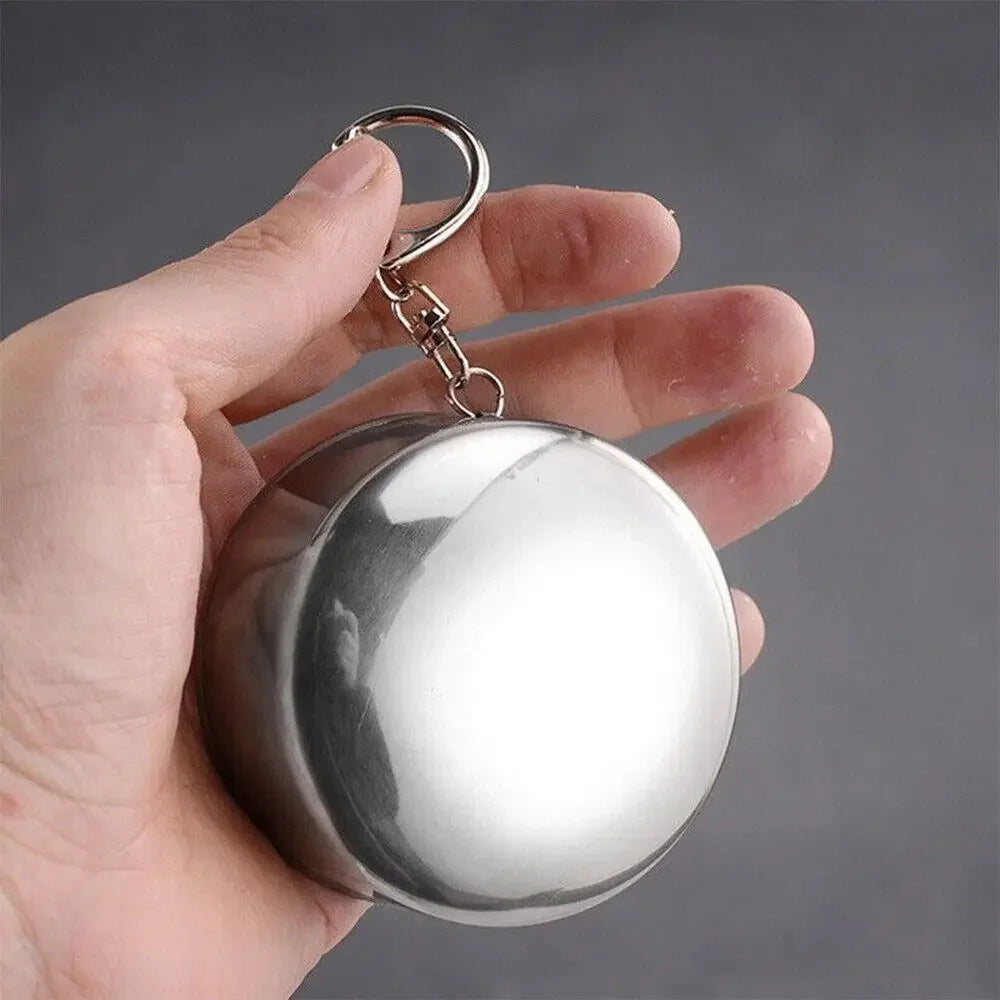 75/150/250ML Stainless Steel Folding Cup Camping Cookware Retractable Cup Teacups Teaware Camp Utensils Tableware Folded Cup New