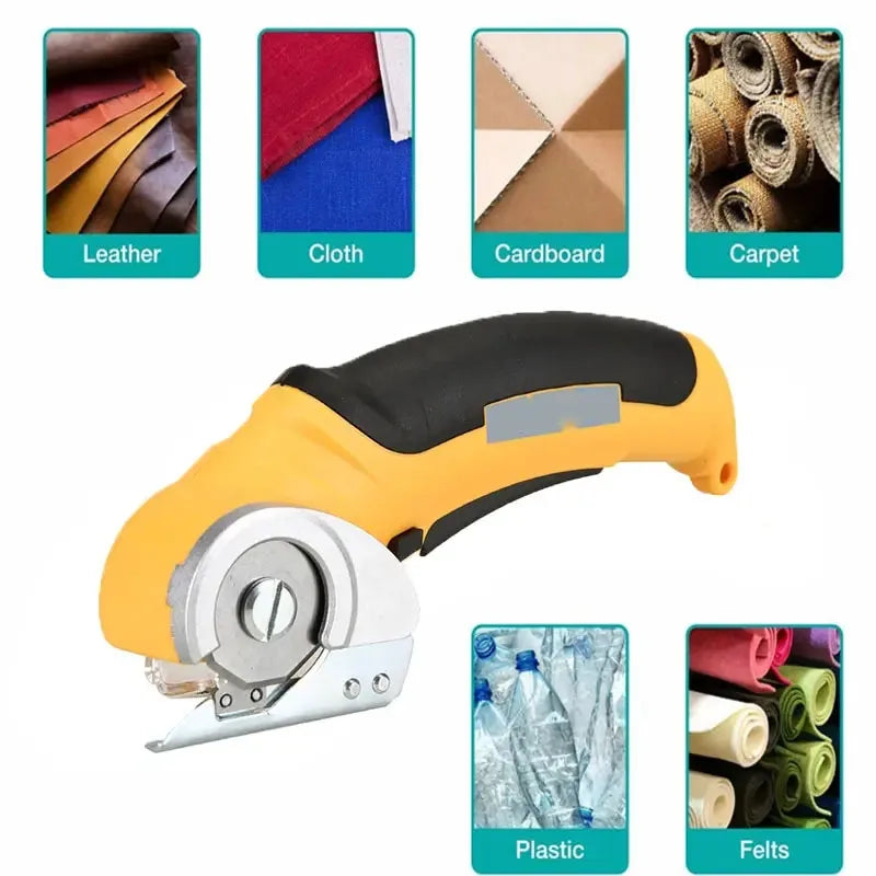 4.2V Electric Scissors for Fabric Cutting Cloth Cutter Machine Lithium Fabric Leather Carpet Sewing Scissors Home Hand Tools