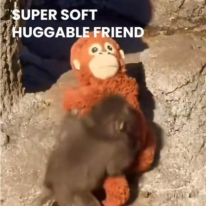 Panchi-Kun Punch Monkey Plush – 26 Inch Soft Stuffed Animal Pillow, Emotional Support Monkey, Macaque Monkey Zoo Animal Friend,Comfort Buddy Inspired by Heartwarming Stories