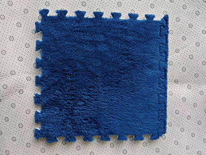 30*30CM Soft Plush Children Kids Rug Play Mat Puzzle Carpet Warm Playmat Interlocking Exercise Tiles Floor Carpet Decoration Mat