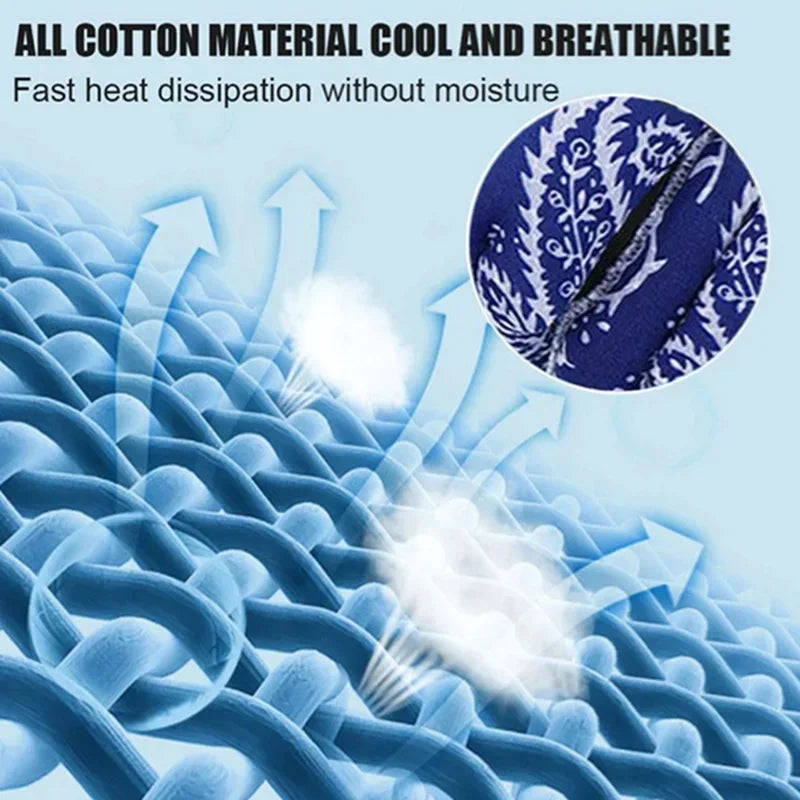 Outdoor Summer Ice Cooling Scarf Neck Wrap Headband Cooling Bandana Scarf Sports Headband Towel Wristband Sun Protection Scarf