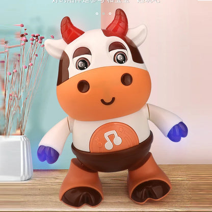 Baby Dancing Cow Toy Electric Music Cow with Funny Songs and Moves, Baby Interactive Baby Toys, Cute Toddler Christmas Gifts
