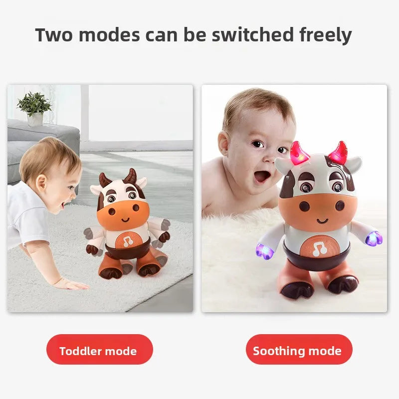 Baby Dancing Cow Toy Electric Music Cow with Funny Songs and Moves, Baby Interactive Baby Toys, Cute Toddler Christmas Gifts