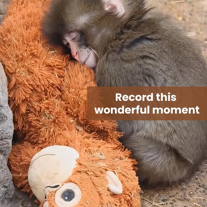 Panchi-Kun Punch Monkey Plush – 26 Inch Soft Stuffed Animal Pillow, Emotional Support Monkey, Macaque Monkey Zoo Animal Friend,Comfort Buddy Inspired by Heartwarming Stories