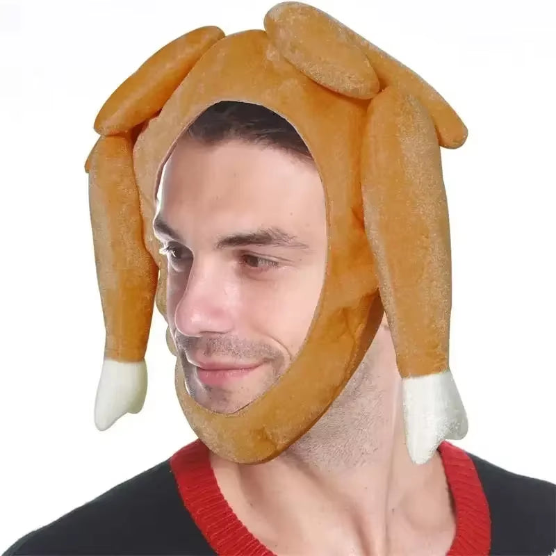 Turkey Hat Chicken Leg Hat Mardi Gras Thanksgiving Decoration Adult Party Funny Funny Party Favors Adjusting Atmosphere