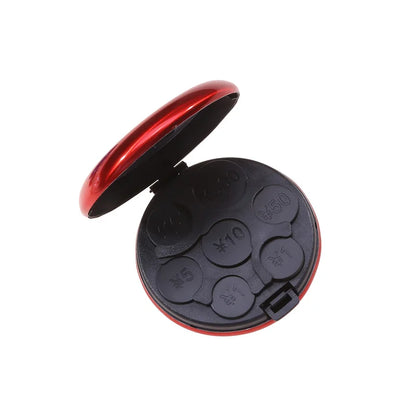 Round Japanese Coin Dispenser Storage Coins Purse Wallet Holders Storage Box Aluminum Alloy Plastic Coins Purse Wallet Holders