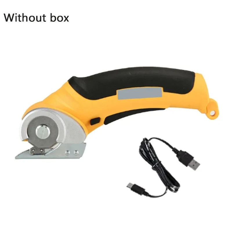 4.2V Electric Scissors for Fabric Cutting Cloth Cutter Machine Lithium Fabric Leather Carpet Sewing Scissors Home Hand Tools