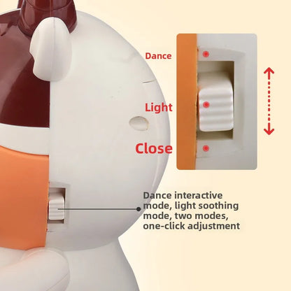 Baby Dancing Cow Toy Electric Music Cow with Funny Songs and Moves, Baby Interactive Baby Toys, Cute Toddler Christmas Gifts