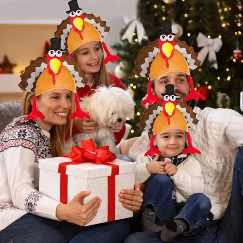 Turkey Hat Chicken Leg Hat Mardi Gras Thanksgiving Decoration Adult Party Funny Funny Party Favors Adjusting Atmosphere