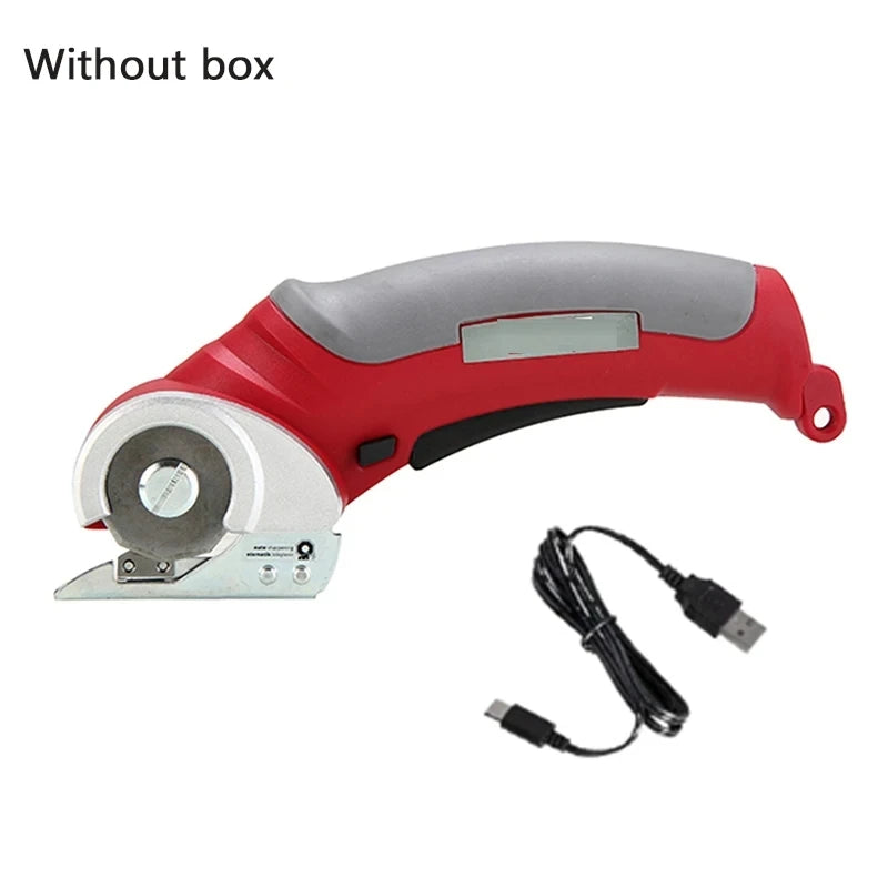 4.2V Electric Scissors for Fabric Cutting Cloth Cutter Machine Lithium Fabric Leather Carpet Sewing Scissors Home Hand Tools